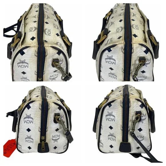 MCM CROSSBODY BAG WHITE PVC 933149 - Picture 4 of 11